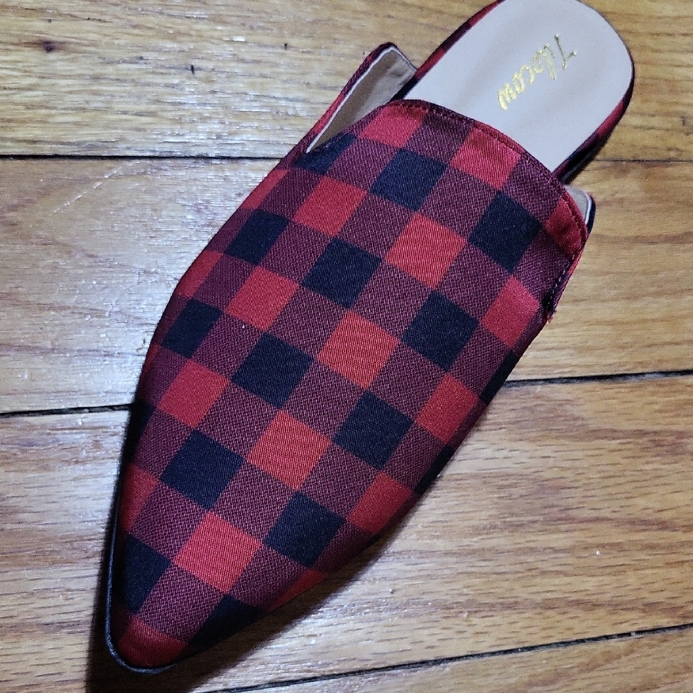 Torrid Red and Black Plaid Women's Shoe